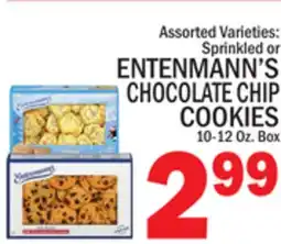 C Town ENTENMANN'S CHOCOLATE CHIP COOKIES offer
