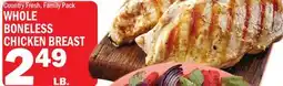 C Town WHOLE BONELESS CHICKEN BREAST offer