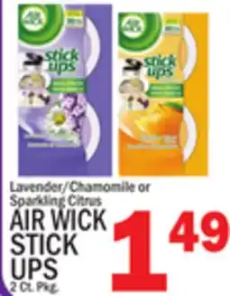 C Town AIR WICK STICK UPS offer