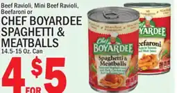 C Town CHEF BOYARDEE SPAGHETTI & MEATBALLS offer