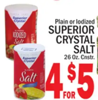 C Town SUPERIOR CRYSTAL SALT offer