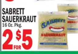 C Town SABRETT SAUERKRAUT offer