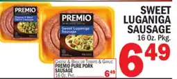 C Town PREMIO PURE PORK SAUSAGE offer