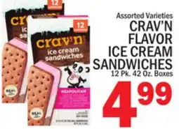 C Town CRAV'N FLAVOR ICE CREAM SANDWICHES offer
