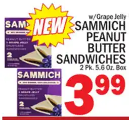 C Town SAMMICH PEANUT BUTTER SANDWICHES offer