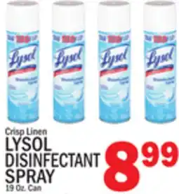C Town LYSOL DISINFECTANT SPRAY offer
