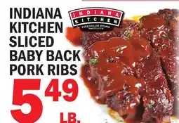 C Town INDIANA KITCHEN SLICED BABY BACK PORK RIBS offer