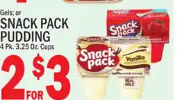 C Town SNACK PACK GELS OR PUDDING offer