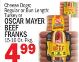C Town OSCAR MAYER BEEF FRANKS offer
