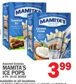 C Town MAMITA'S ICE POPS offer