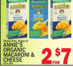 C Town ANNIE'S ORGANIC MACARONI & CHEESE offer