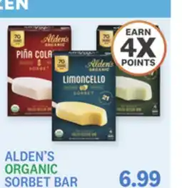 Kings Food Markets ALDEN'S ORGANIC SORBET BAR offer