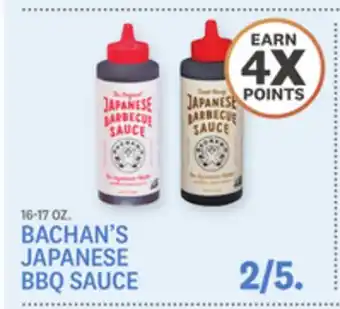 Kings Food Markets BACHAN'S JAPANESE BBQ SAUCE offer