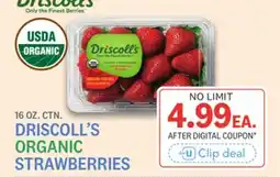 Kings Food Markets DRISCOLL'S ORGANIC STRAWBERRIES offer