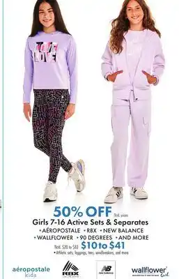 Boscov's Girls 7-16 Active Sets & Separates offer