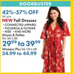 Boscov's NEW Fall Dresses offer