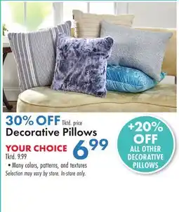 Boscov's Decorative Pillows offer