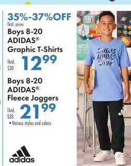 Boscov's Boys 8-20 ADIDAS Graphic T-Shirts offer