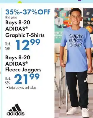 Boscov's Boys 8-20 ADIDAS Graphic T-Shirts offer