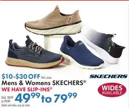 Boscov's Mens & Womens SKECHERS WE HAVE SLIP-INS offer