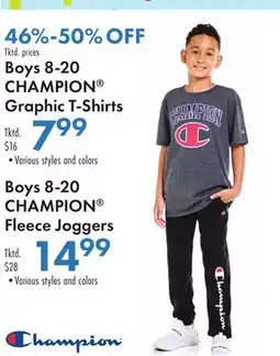Boscov's Boys 8-20 CHAMPION Graphic T-Shirts offer