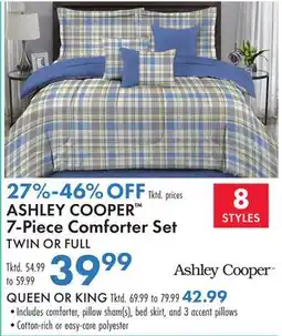 Boscov's ASHLEY COOPER 7-Piece Comforter Set offer