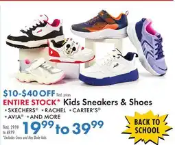 Boscov's Kids Sneakers & Shoes offer