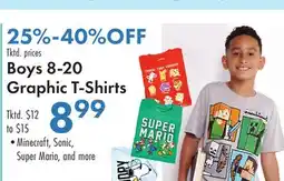 Boscov's Boys 8-20 Graphic T-Shirts offer