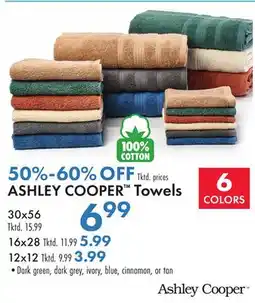Boscov's ASHLEY COOPER Towels offer