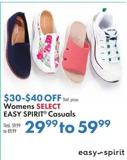 Boscov's Womens SELECT EASY SPIRIT Casuals offer