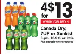 ACME Canada Dry, 7UP or Sunkist offer