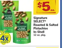 ACME Signature SELECT Roasted & Salted Pistachios In-Shell offer