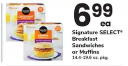 ACME Signature SELECT Breakfast Sandwiches or Muffins offer