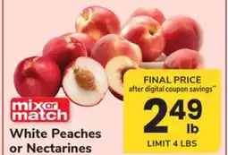 ACME White Peaches or Nectarines offer