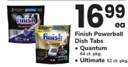 ACME Finish Powerball Dish Tabs Quantum 64 ct. pkg., Ultimate 52 ct. pkg offer