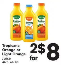 ACME Tropicana Orange or Light Orange Juice offer
