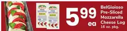 ACME BelGioioso Pre-Sliced Mozzarella Cheese Log offer