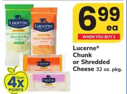 ACME Lucerne Chunk or Shredded Cheese offer
