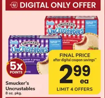 ACME Smucker's Uncrustables offer