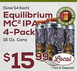 DeCicco & Sons Equilibrium MC 2 IPA 4-Pack offer