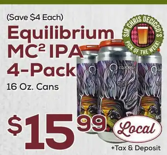 DeCicco & Sons Equilibrium MC 2 IPA 4-Pack offer