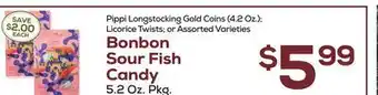 DeCicco & Sons Bonbon Sour Fish Candy 5.2 Oz. Pkg offer