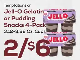 DeCicco & Sons Jell-O Gelatin or Pudding Snacks 4-Pack offer