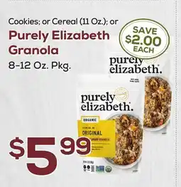 DeCicco & Sons Purely Elizabeth Granola 8-12 Oz. Pkg offer