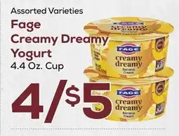 DeCicco & Sons Fage Creamy Dreamy Yogurt offer