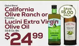 DeCicco & Sons California Olive Ranch or Lucini Extra Virgin Olive Oil offer