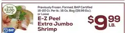 DeCicco & Sons E-Z Peel Extra Jumbo Shrimp offer