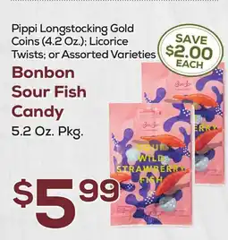 DeCicco & Sons Bonbon Sour Fish Candy offer
