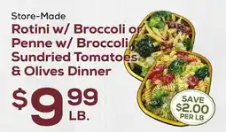 DeCicco & Sons Rotini w/Broccoli or Penne w/Broccoli, Sundried Tomatoes & Olives Dinner offer