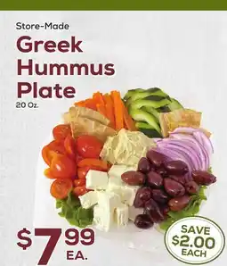 DeCicco & Sons Greek Hummus Plate offer